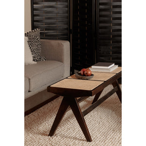 Moe's Home Takashi Bench Dark Brown FG-1029-20