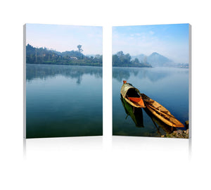 Baxton Studio Traditional Travel Mounted Photography Print Diptych