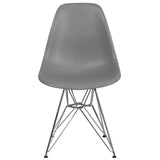 English Elm EE1839 Contemporary Commercial Grade Plastic Party Chair Moss Gray EEV-13840
