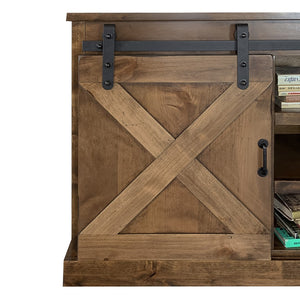 Legends Furniture Modern Farmhouse Fully Assembled TV Stand with Sliding Barn Style Doors FH1410.AWY