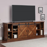 Legends Furniture Modern Farmhouse Fully Assembled Large TV Stand with Sliding Barn Style Doors FH1415.AWY