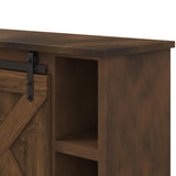 Legends Furniture Modern Farmhouse Fully Assembled Large TV Stand with Sliding Barn Style Doors FH1415.AWY