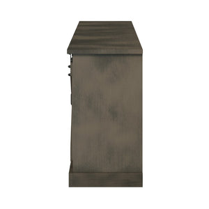 Legends Furniture Modern Farmhouse Fully Assembled Large TV Stand with Sliding Barn Style Doors FH1425.BNW