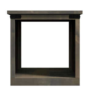 Legends Furniture Modern Farmhouse End Table with Metal Accents FH4120.BNW