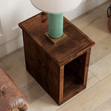 Legends Furniture Modern Farmhouse Storage Side Table with Metal Accents FH4410.AWY