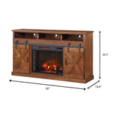 Legends Furniture Modern Farmhouse TV Stand with Electric Fireplace Included FH5110.AWY