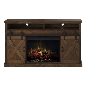 Legends Furniture Modern Farmhouse TV Stand with Electric Fireplace Included FH5110.AWY