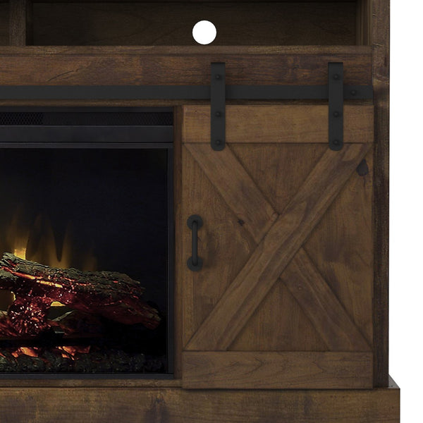 Legends Furniture Modern Farmhouse TV Stand with Electric Fireplace Included FH5110.AWY