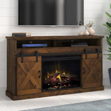 Legends Furniture Modern Farmhouse TV Stand with Electric Fireplace Included FH5110.AWY