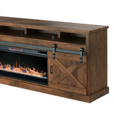 Legends Furniture Modern Farmhouse TV Stand with Electric Fireplace Included FH5410.AWY