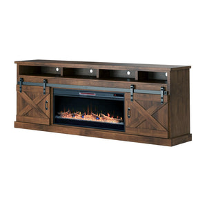 Legends Furniture Modern Farmhouse TV Stand with Electric Fireplace Included FH5410.AWY