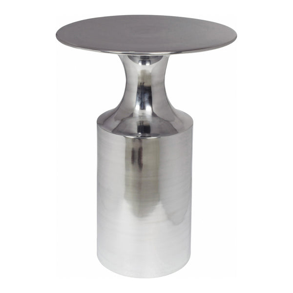Moe's Home Rassa Polished Silver Accent Table FI-1105-30