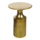 Moe's Home Rassa Polished Gold Accent Table FI-1105-32