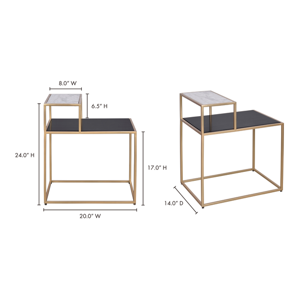 Moe's Home Mies Side Table FI-1108-32