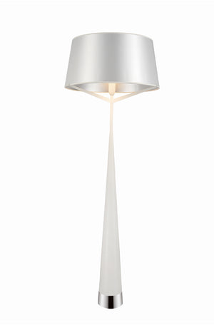 Paris Floor Lamp Carbon Steel And White Fabric Shade