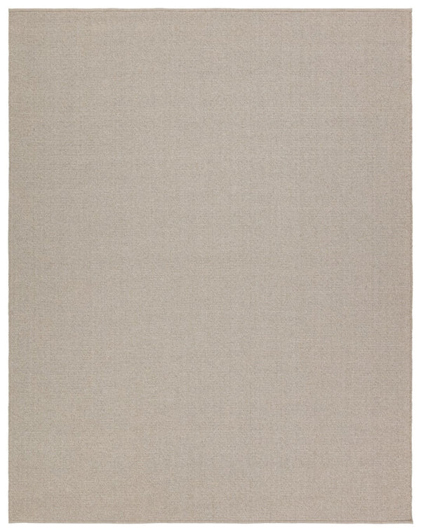Jaipur Living Flint Texel FLI01 Powerloomed Machine Made Outdoor Contemporary Rug Taupe 4' x 6'