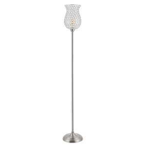 Safavieh Ricky Iron Floor Lamp in Nickel FLL4089A