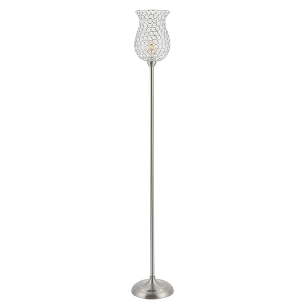 Safavieh Ricky Iron Floor Lamp in Nickel FLL4089A