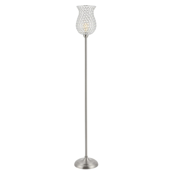 Safavieh Ricky Iron Floor Lamp in Nickel FLL4089A