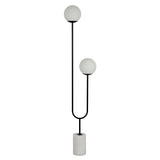 Leif Iron And Marble Floor Lamp