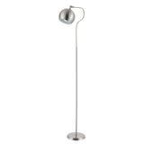 Safavieh Elijah Iron Floor Lamp in Nickel FLL4093A