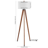 Safavieh Cameo Floor Lamp Walnut Wood FLL4102A