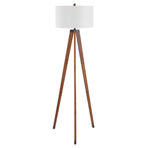 Safavieh Cameo Floor Lamp Walnut Wood FLL4102A
