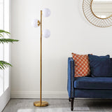 Safavieh Devlyn Floor Lamp Brass Gold Metal FLL4104A