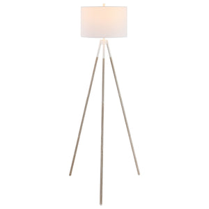 Safavieh Idalia Floor Lamp Walnut Metal/Iron FLL4105A