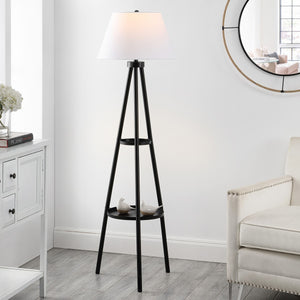 Safavieh Dorea Floor Lamp Black Metal FLL4107A