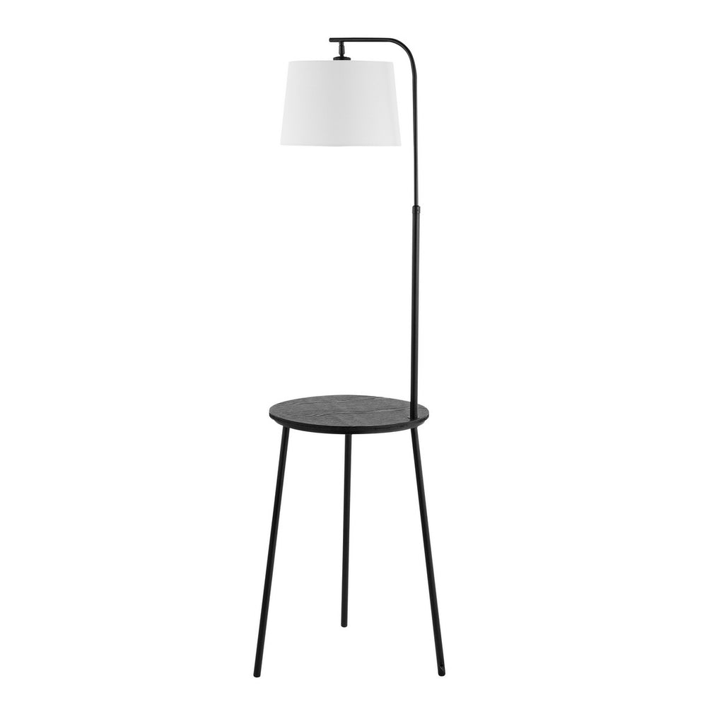Safavieh Celyn Floor Lamp Black  Metal And Rattan FLL4116A