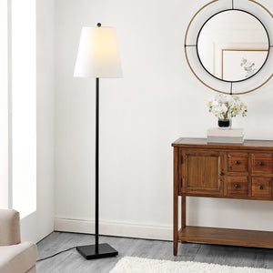 Safavieh Geralt Floor Lamp Matte Black Iron  FLL4123A
