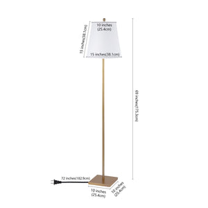 Safavieh Geralt Floor Lamp Gold Metal FLL4123B