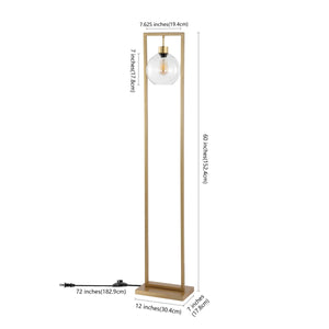 Safavieh Jalisa Floor Lamp Gold Metal FLL4127B