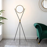 Safavieh Rana Floor Lamp Black/Gold Iron  FLL4129A