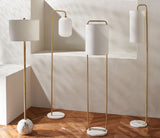 Safavieh Kyrene Floor Lamp White Marble Polyresin/White Marble Finish FLL7003A