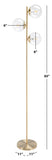 Safavieh Niobe Floor Lamp Antique Gold Iron FLL7004A