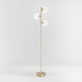 Safavieh Niobe Floor Lamp Antique Gold Iron FLL7004A