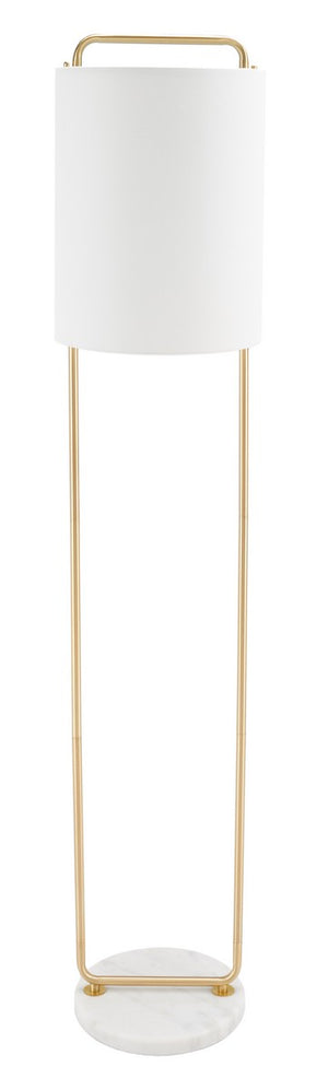 Safavieh Giulia Floor Lamp Gold Marble FLL7006A