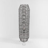 Safavieh Wilde Floor Lamp Black Rattan/Iron FLL9000A