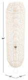 Safavieh Wilde Floor Lamp White Washed Rattan FLL9000B