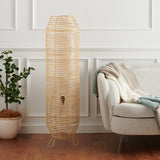 Safavieh Wilde Floor Lamp Natural Rattan FLL9000C