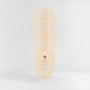 Safavieh Wilde Floor Lamp Natural Rattan FLL9000C