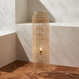 Safavieh Wilde Floor Lamp Natural Rattan FLL9000C