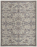 Fallon Rustic Farmhouse Rug, Light Gray/Cornflower Blue, 9ft x 12ft