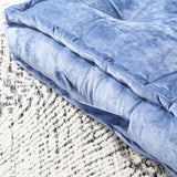 Safavieh Belia Floor Pillow Blue Fabric/Poly FLP1001A-2424