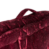 Safavieh Belia Floor Pillow Burgundy Fabric/Poly FLP1001H-1818