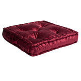 Safavieh Belia Floor Pillow Burgundy Fabric/Poly FLP1001H-1818