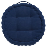 Safavieh Alaris Round Floor Pillow Dark Blue 100% Polyester FLP1021C