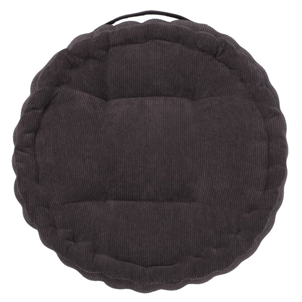 Safavieh Alaris Round Floor Pillow Shale 100% Polyester FLP1021E